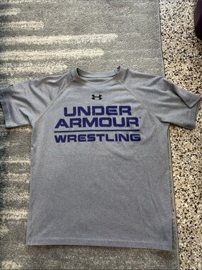 Kids Under Armour wrestling tee